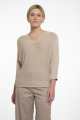 Rino en Pelle V-neck bat sleeves pullover