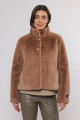 Rino en Pelle Single breasted fake fur jacket