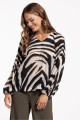 Studio Anneloes Elain zebra crepe top