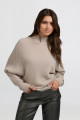 YAYA Batwing rib sweater ls