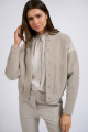 YAYA Knitted bomber jacket with nub