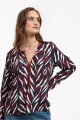 Studio Anneloes Veerle leaves crepe blouse