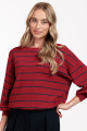 Studio Anneloes Farah stripe lurex pullover